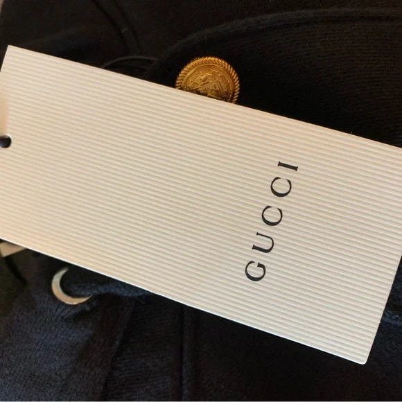 Gucci fashionable black jacket with golden details BRAND NEW